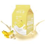 MISSHA Besleyici Bakım Sağlayan Yaprak Maske (Muz-Süt) A'PIEU Banana Milk One-Pack - Muz-Süt-Arı Sütü