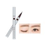 MISSHA Brown Renkli İnce Fırça Uçlu Kalem Eyeliner Doğal Fix Brush Pen Liner Uzun Süre Kalıcı - (Brown)