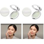 MISSHA Kızarık Görünümü Azaltarak Makyajı Sabitleyen Ultra Hafif Pudra Airy Pot Pressed Powder (Mint) (2 paketi)