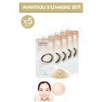Missha Pirinç Özlü, Aydınlatıcı, Peeling Etkili Avantajlı Maske Seti Pure Source Pocket Pack (RİCE) (5ADET)