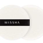 MISSHA Pudra Uygulaması İçin Makyaj Süngeri Yuvarlak Compressed Flocking Puff 2 Adet
