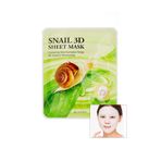 MISSHA Salyangoz Salgısı Özü İçeren Nemlendirici 3D Yaprak Maske Snail 3D Sheet Mask