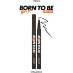 MISSHA Uzun Süre Kalıcı, Suya Dayanıklı, Likit Eyeliner Born To Be Madproof Liquid Liner (01) - 01 Deep Black
