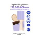 MISSHA Yarı Parlak Bitişli Nemlendirici Fondöten + Fırça Layering Fit Foundation Semi Glow Set No21 Vanilla