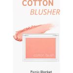 MISSHA Yumuşak Dokulu Kolay Sürülebilen Allık Cotton Blusher (Picnic Blanket) Doğal Görünüm