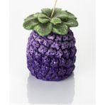 Missi Büyük Ananas Mor Mum - 1 Adet