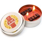 Missi Hot Chocolate Kokulu Silver Teneke Vegan Mum /seyahat Mumu - Gümüş - 1 Adet