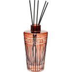 Missi Kahverengi Kristal Kesme Cam Şişe Dark Amber Oda Kokusu (23 cm ) - 1