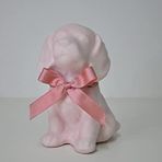 MİSSİ PEMBE KURDELALI IRIS PUDRA KOKULU PEMBE BEBEK KÖPEK BİBLO