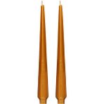 Missi Yılbaşı 2 Li Gold Piramit Şamdan Mum Seti-33 cm - 1 Adet