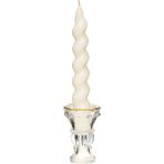 Missi Yılbaşı 2li Twirl Glow Beyaz Şamdan Mum Seti (18 Cm) - 2 Adet