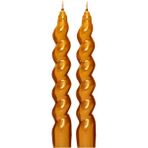 Missi Yılbaşı 2li Twirl Glow Gold Şamdan Mum Seti (18 Cm) - 1 Adet