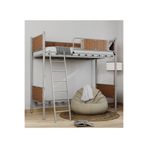 MISSIDEA Prizma Ayrılabilir Modern Metal Ranza Gri 90X200