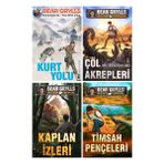 Mission Survival Serisi 4 Kitap Set - Kurt Yolu - Çöl Akrepleri - Kaplan İzleri - Timsah Pençeleri - Bear Grylls