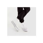 MissLara Beyaz - Yüksek Taban Canvas Platform Spor Ayakkabı