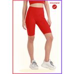 missmaral Kadın Yüksek Bel Toparlayıcı Tayt Kısa Spor Şort Deniz > Havuz > Spor Biker Shorts Kırmızı 1070