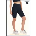 missmaral Kadın Yüksek Bel Toparlayıcı Tayt Kısa Spor Şort Deniz > Havuz > Spor Lacivert Biker Shorts 1070