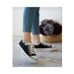 MİSSWEMODASHOES Cnv Yüksek Taban Siyah Spor Ayakkabı