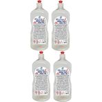 MissYak BioEtanol Ocak Sıvı Yakıt 1 Litre x 4 Adet Kokusuz Dumansız Çevre Dostu Şömine Yakıtı