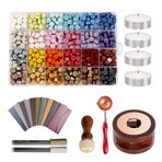 Mistaha 24 Renk Retro Harfler Balmumu Mühür Damga Seti El Yapımı DIY Zarf Mühü