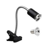 Mistaha 25 W Sürüngen Isı Lambası Kaplumbağa Isı Lambası Basking Lamba Isıtıcı Sürüngenler için Klip ile Ayarlanabilir Kertenkele Kaplumbağa Akvaryum Ampul Dahil