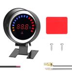 Mistaha 52mm Su Sıcaklığı Göstergesi Araba Dijital LED Ekran 0-120 ℃ Araba Kamyon Motosiklet için Sensör Alarm Fonksiyonu ile