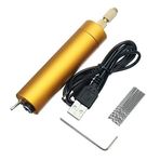 Mistaha 5V DC Mini Alüminyum Elektrik Motor El Matkabı Ahşap PCB için 10 Adet Büküm Uçları DIY