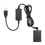 Mistaha 5V USB to LP-E17 Kukla Pil Paketi DC Adaptör Değiştirme Canon EOS M3 / M5 / M6 Kameralar için