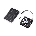 Mistaha 6W 5V Fan Vlatörlü Güneş Paneli Tavuk Kümesleri Güneş Fanı Köpek Tavuk Evi için Güneş Pili Barakalar RV Sera Açık Kamp Mini Soğutma Vlatörü