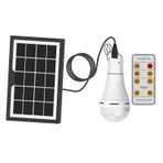 Mistaha 9W Güneş Enerjili LED'ler Ampuller Uzaktan ve OTOMATİK Aydınlatma Kontrolü 5 Aydınlatma Fonksiyonları Zamanlayıcı Ayarı 6000-6500K Beyaz Işık Dış Mekan Kamp Gece Balıkçılık için Şarj Edilebilir Acil