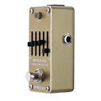 Mistaha AEB-3 Bas EQ Analog 5-Band Ekolayzer Elektro Gitar Efekt Pedal True Bypass ile Mini Tek Efekt
