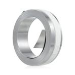 Mistaha Çelik 3D Manuel rtma Bandı Yapışkan Olmayan Metal Etiket Makinesi Yedeği DYMO Etiket Makineleri M1011/M11 ile Uyumlu - 1 Rulo 12mm*6,4m