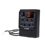 Mistaha G-Tone 3-Band EQ Ekolayzer Akustik Gitar Preamp Piezo Pickup LED Tuner