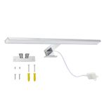 Mistaha LED Ayna Işıkları Banyo Dolabı Işığı Makyaj Aynası Işıkları Duvar Lambası Tuvalet Işığı IP44 10W 800LM 4000K Nötr Beyaz Ürün Uzunluğu: 580mm