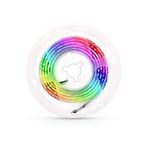 Mistaha LED Bilgisayar sı Şerit Işık Esnek RGB Lamba Bandı Diyot 5V Masa Ekranı TV Arka Plan Aydınlatması USB Powered 3 Anahtar Kontrolü 2M