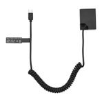 Mistaha NP-W126 Kukla Pil USB-C Bağlayıcı Adaptörü Kukla Pil Bağlayıcı, USB Tip-C Yaylı Güç Kablosu Değiştirme için Fujifilm X100F X100V X-S10 X-Pro3 X-E3 X-A2 X-A5 X-A7 X-T1 X- T2 X-T3 X-T20 X-T100