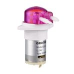 Mistaha Peristaltik Pompa Dozaj Pompası Mini Pompa Sıvı Kendinden emişli Su Pompası Akvaryum Tankı Laboratuvarı için Silikon Tüp Kimyasal Analiz 24V 2mm ID x 4mm OD