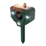 Mistaha PIR Hareket Sensörlü Solar Kovucu 5 Alarm Modu IPX4 Su Geçirmez Destek Duvara Monte Kovucu USB Şarj 5-10 m Köpek Kedi Sincap Rakun Kokarca Tavşan Geyik Kuşlar için Algılama Mesafesi