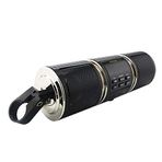Mistaha Su geçirmez BT Motosiklet Stereo Hoparlör MP3 temi USB AUX Radyo (Siyah)