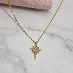 Mistik Silver Kuzey Yıldızı Gümüş Kolye