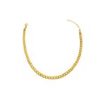 Mistik Silver Taşsız Gümüş Gurmet Zincir Model Choker Kolye