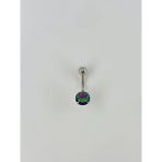 Mistik Topaz Taşlı Göbek Piercing - Pg0002
