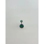 Mistik Topaz Taşlı Göbek Piercing - Pg0009