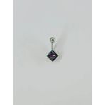Mistik Topaz Taşlı Göbek Piercing - Pg0044