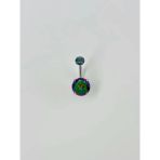 Mistik Topaz Taşlı Göbek Piercing - Pg0047