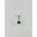 Mistik Topaz Taşlı Göbek Piercing