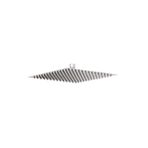 Mistillo 250x250 mm Sus 304 Slim Kare Paslanmaz Metal Tepe Duşu