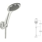 Mistillo Banyo Duş Başlık Seti Mafsallı ve 150 cm Paslanmaz Hortum Seti