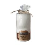 Mistique 7x7 cm Kokulu Krem Orta Baton Mum