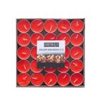 Mistique Tealight 25x10 gr Kırmızı Krem Mum